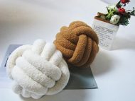 Triple Knot Cotton Fleece Pillow - Image 8