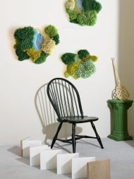 Forest Pond Mixed Pile Wool Area Rug and Tapestry - Image 4
