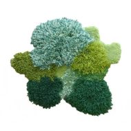 Forest Pond Mixed Pile Wool Area Rug and Tapestry - Image 8