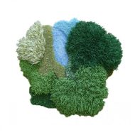 Forest Pond Mixed Pile Wool Area Rug and Tapestry - Image 9