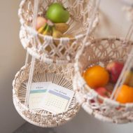 Mae Tiered Macrame Hanging Basket - Image 6