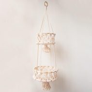 Mae Tiered Macrame Hanging Basket - Image 3