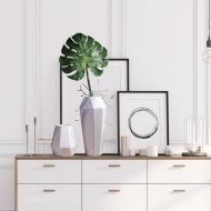 Geometric Marble Vases - Image 2