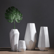 Geometric Marble Vases - Image 3