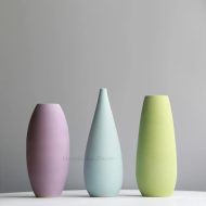 Soft Colored Ceramic Flower Vases - Image 2