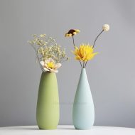 Soft Colored Ceramic Flower Vases - Image 3