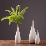 Water Drop White Porcelain Vase - Image 9