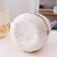 Gold Detail Marble Vase - Image 6