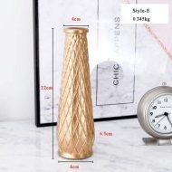 Elegant Gold Tabletop Vases - Image 4