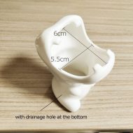 Chomping Hippo Ceramic Succulent Planter - Image 7