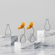 Minimal Iron Line Vase Holder - Image 6