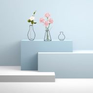 Minimal Iron Line Vase Holder - Image 4