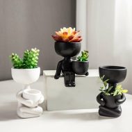 Little Human Ceramic Succulent Planter - Image 3