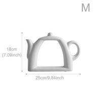 White Ceramic Tea Time Vases - Image 8
