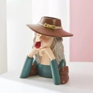 Lady Head Vase - Image 6