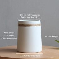 Ceramic Matte Vase - Image 12