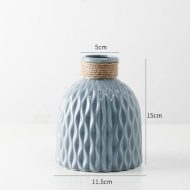 Textured Ceramic Vase - Image 8