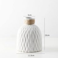 Textured Ceramic Vase - Image 6