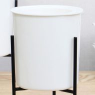 Self-Watering Planter with Iron Plant Stand - Image 6