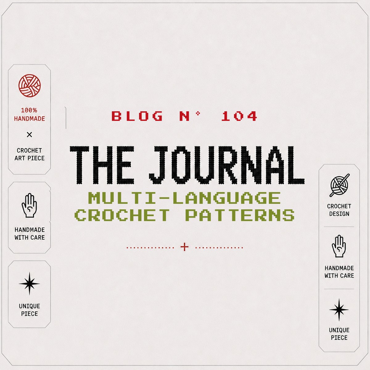BLOG Nº 104 — The Journal by SageandSilky: Multi-Language Crochet Patterns