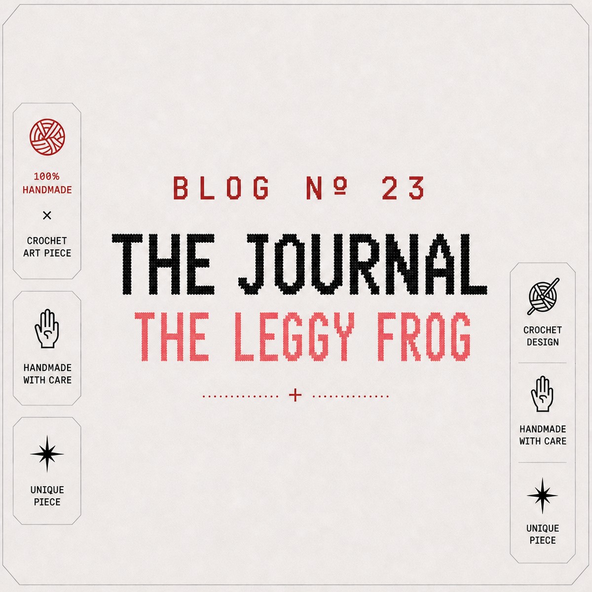 BLOG Nº 23 — The Journal by SageandSilky: leggy frog crochet pattern