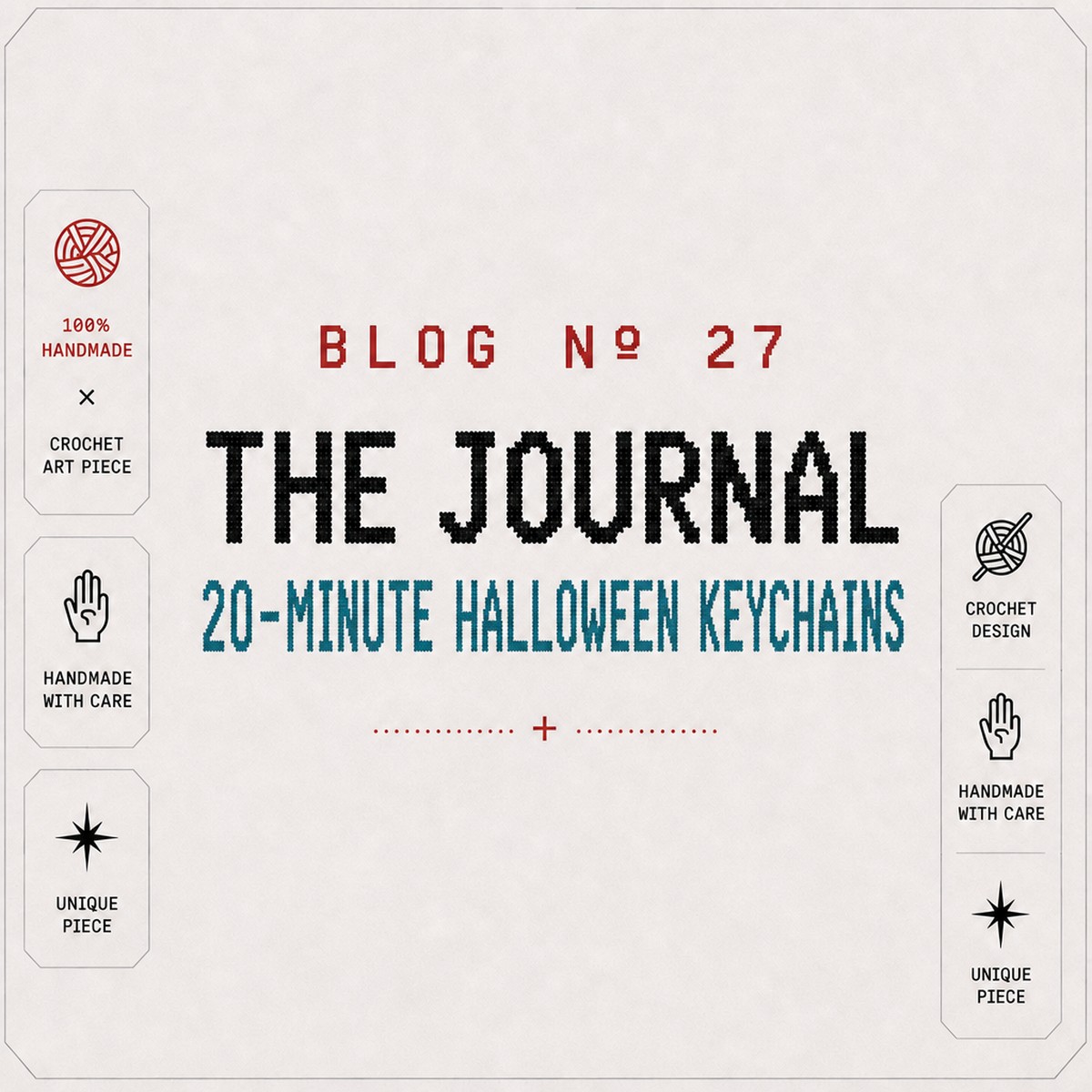 BLOG Nº 27 — The Journal by SageandSilky: halloween crochet keychain patterns