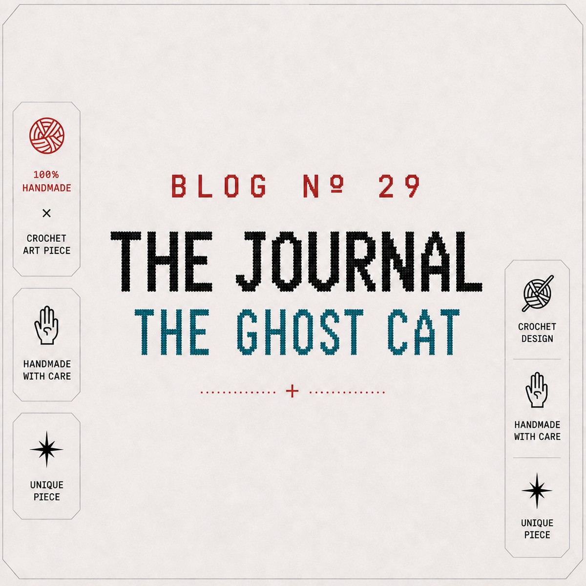 BLOG Nº 29 — The Journal by SageandSilky: ghost cat crochet pattern