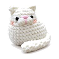 Crochet kitten pattern — the one-colour kitten