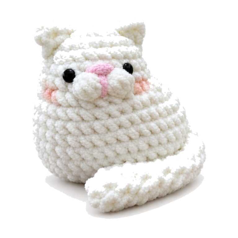 Crochet kitten pattern — the one-colour kitten