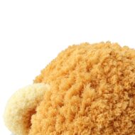 Crochet lion cub pattern, mane detail, from the SageandSilky lion cub amigurumi PDF