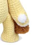 Crochet lion cub pattern, tail detail, from the SageandSilky lion cub amigurumi PDF
