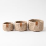 Boho Crochet Basket crochet pattern — boho crochet basket pattern (SageandSilky MOD Nº 54)