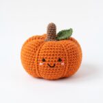 Cheeky Pumpkin Plush crochet pattern — crochet pumpkin pattern (SageandSilky MOD Nº 71)
