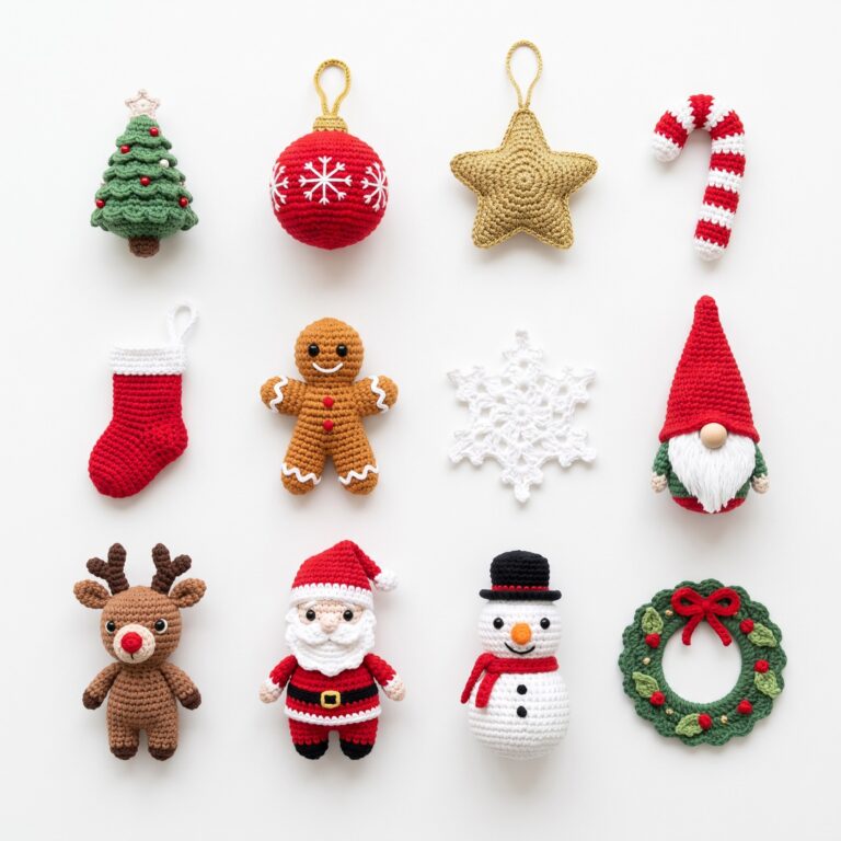 Christmas Mega Bundle crochet pattern — christmas crochet patterns bundle (SageandSilky MOD Nº 116)