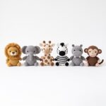 Chubby Safari crochet pattern — no sew amigurumi animals (SageandSilky MOD Nº 87)