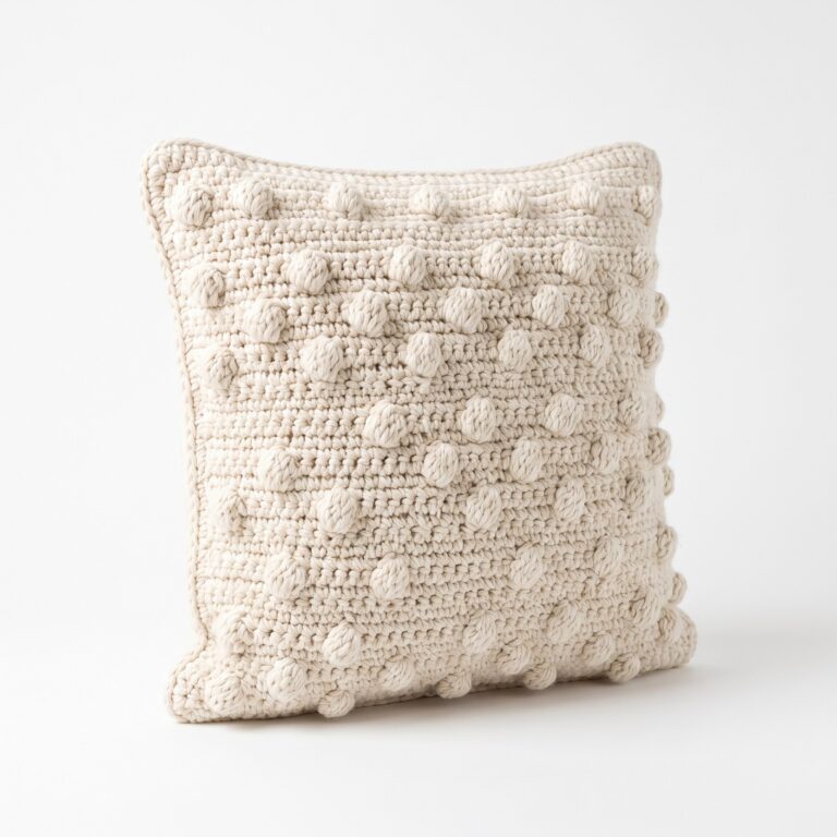 Crochet Pillow Cover crochet pattern — crochet pillow cover pattern (SageandSilky MOD Nº 53)
