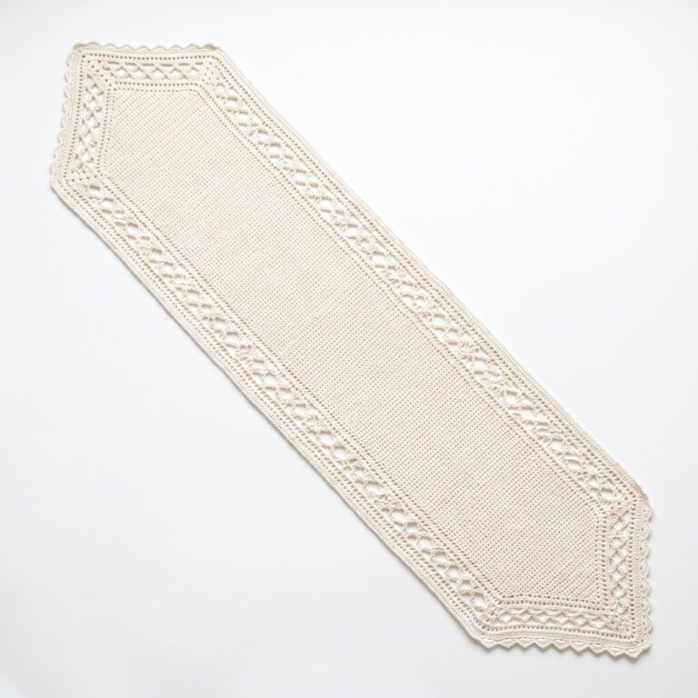Crochet Table Runner crochet pattern — crochet table runner pattern (SageandSilky MOD Nº 52)