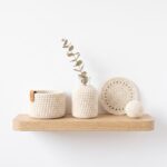 Floating Shelf Decor Set crochet pattern — floating shelf decor handmade (SageandSilky MOD Nº 56)