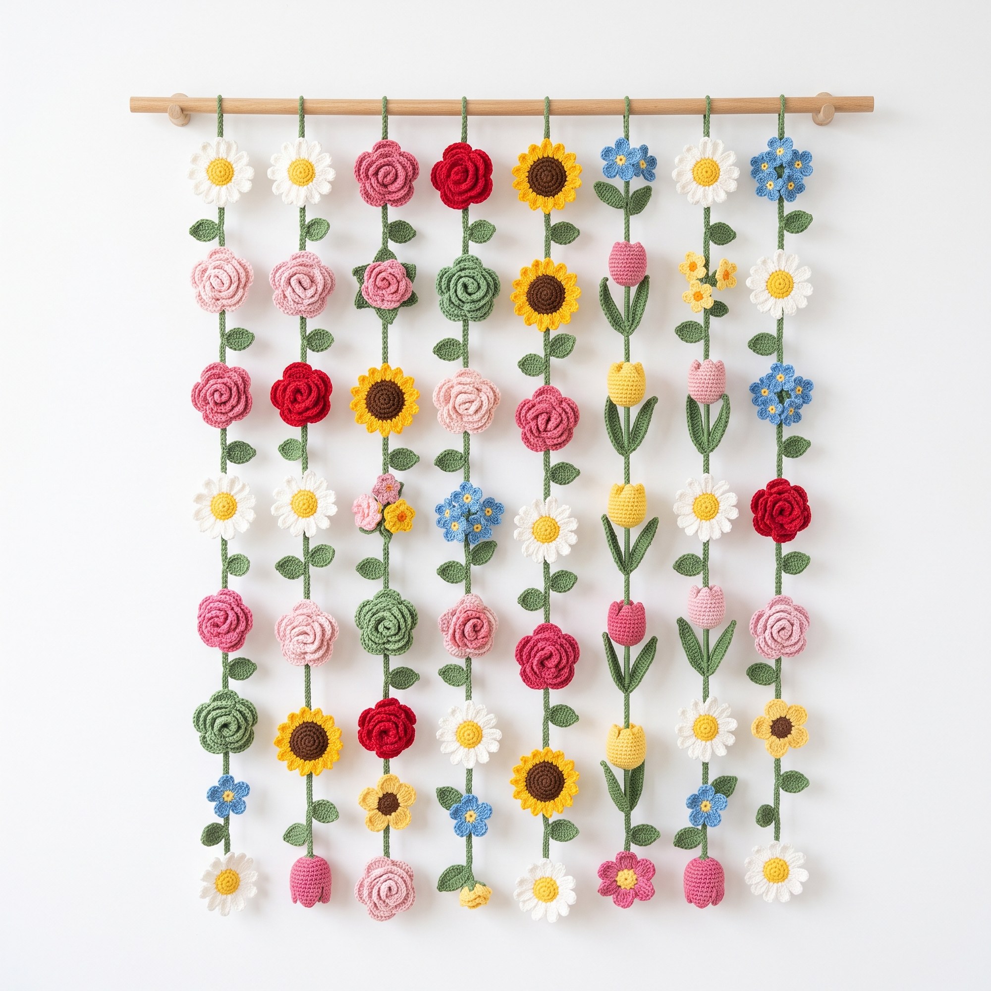 Flower Curtain · 5-in-1 Crochet Pattern Bundle 1 Flower Curtain · 5-in-1 crochet pattern — crochet flower curtain pattern
