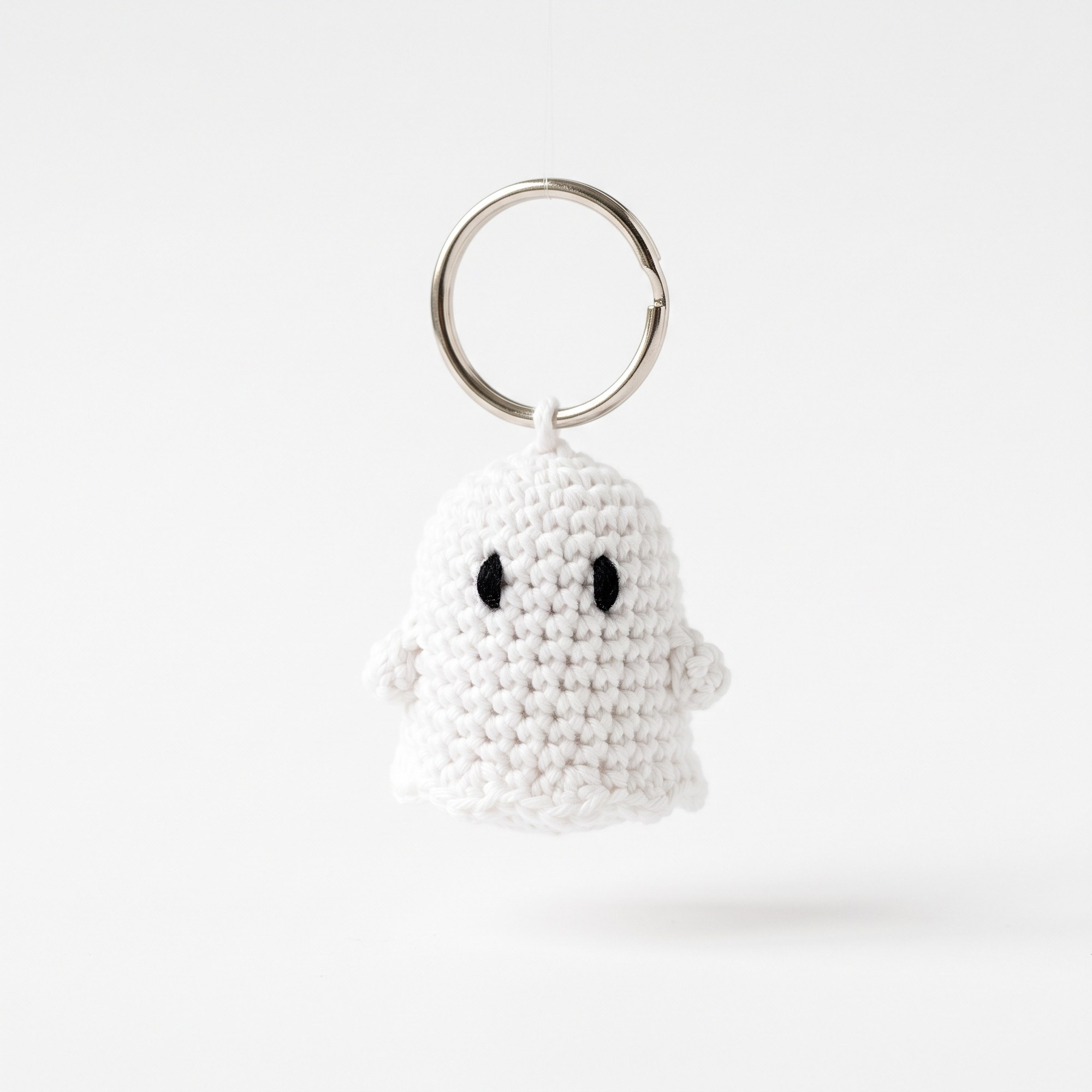 Ghost Keychain Crochet Pattern 1 Ghost Keychain crochet pattern — halloween crochet keychain patterns
