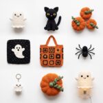 Ghostlight Collection crochet pattern — halloween crochet patterns bundle (SageandSilky MOD Nº 48)