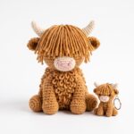 Highland Cow crochet pattern — highland cow crochet pattern (SageandSilky MOD Nº 119)