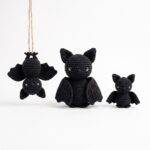 Little Bat Trio crochet pattern — crochet bat pattern (SageandSilky MOD Nº 72)