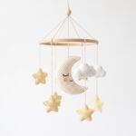 Moon & Stars Mobile crochet pattern — crochet baby mobile pattern (SageandSilky MOD Nº 99)