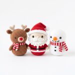 Reindeer & Friends crochet pattern — christmas amigurumi patterns (SageandSilky MOD Nº 81)