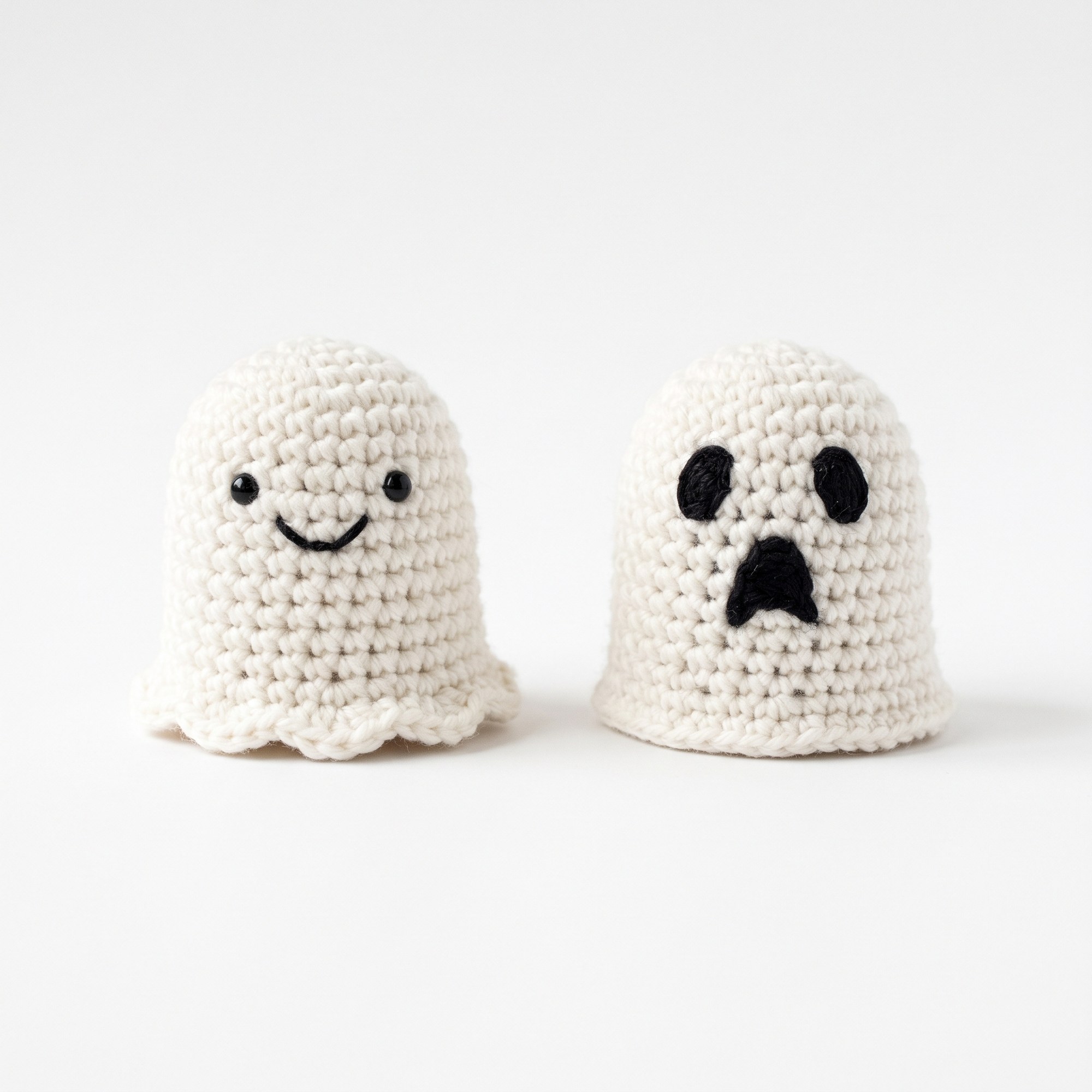 Reversible Ghost · Happy ⇄ Spooky Crochet Pattern 1 Reversible Ghost · Happy ⇄ Spooky crochet pattern — reversible amigurumi pattern