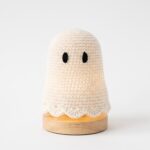 Spooky Ghost Lamp crochet pattern — crochet ghost lamp pattern (SageandSilky MOD Nº 47)