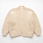Wheat Stitch Cardigan crochet pattern — plus size crochet cardigan pattern (SageandSilky MOD Nº 101)