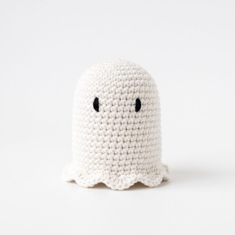 Wisp the Ghost crochet pattern — ghost crochet pattern no sew (SageandSilky MOD Nº 40)