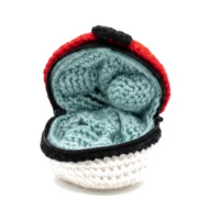 Snorlax reversible crochet pattern — ball opened, MOD Nº